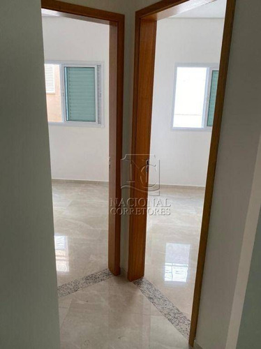Cobertura Com 2 Dormitórios À Venda, 80 M² Por R$ 280.000 - Bangu - Santo André/sp - Co4363