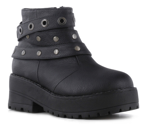 Bota Niña Plataforma Mini Miss Carol Cuchi Tachas 145.m8025
