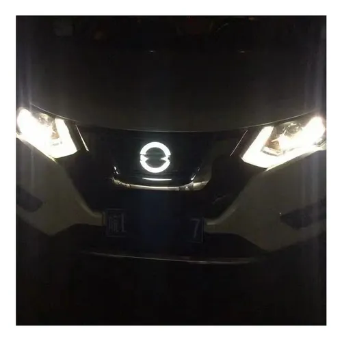 Logotipo Led Para Nissan Dynamic Streamer, Color Blanco, 15,