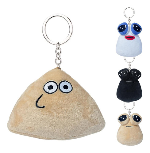 Peluche De 10 Cm,juguete De Peluche Alien Pou Llavero-4pcs