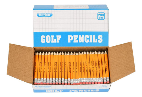 Lápices Rarlan Golf 2 Hb Con Gomas De Borrar Preafiladas, Pa