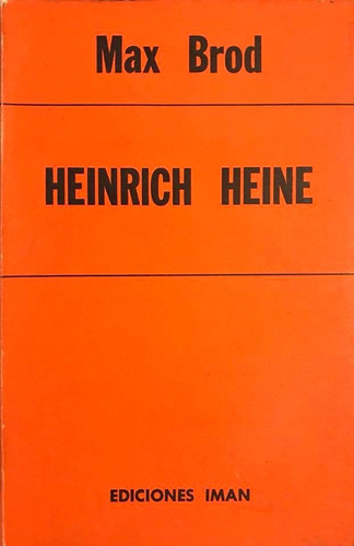 Heinrich Heine - Max Brod (Usado)