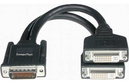 Zdvi59 Cable 59 Pines Dms-59 A 2 Dvi-i Compu-toys