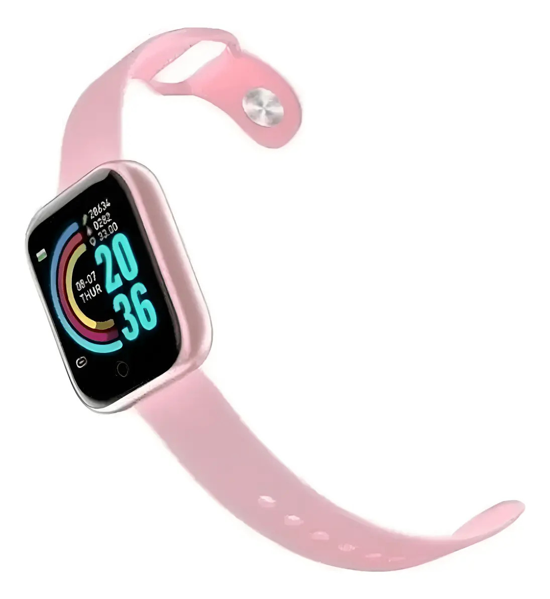 Smartwatch D20 Fitness com Bluetooth e Monitor Cardíaco para Android e iOS