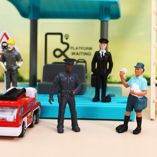 1 Conjunto De Estatuetas Microscópicas Imitated People Figur