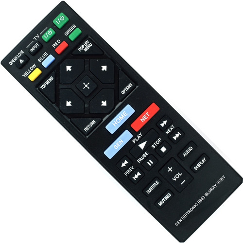 Control Remoto Para Sony Bluray Blu-ray Rmt-vb201u Netflix