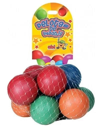 Pelotas de cheap esponja tamaños
