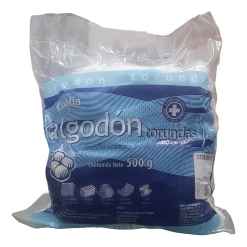 Torunda De Algodón Galia 500 G