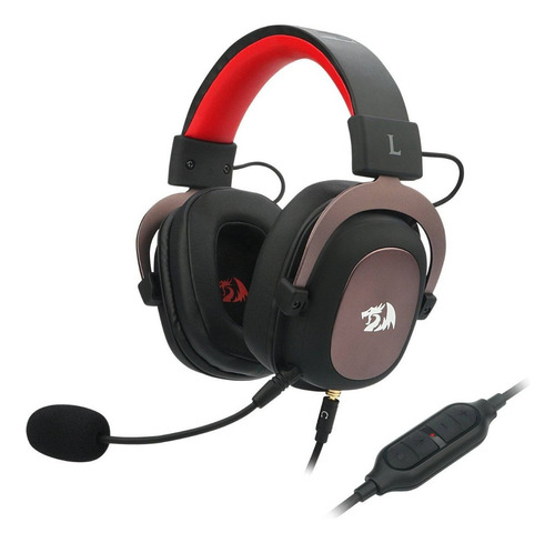 Audífonos gamer Redragon Zeus 2 H510 negro