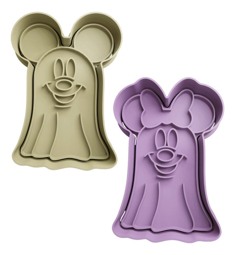 Cortadores De Galleta Minnie Y Mickey  (8cm)