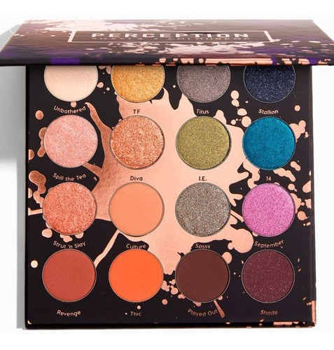 Colourpop Perception Pressed Powder Shadow Palette Sombras