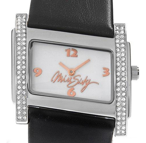 Reloj Miss Sixty Black Con Cristales Importado Usa!!!