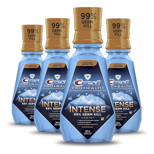 Enjuague Bucal Crest Pro Health Intense Cpc Clean Mint 500 M