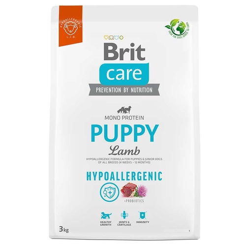 Brit Care Puppy Hypoallergenic Lamb 3kgs