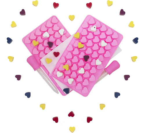 Molde De Silicona Para Chocolate En Forma De Corazón