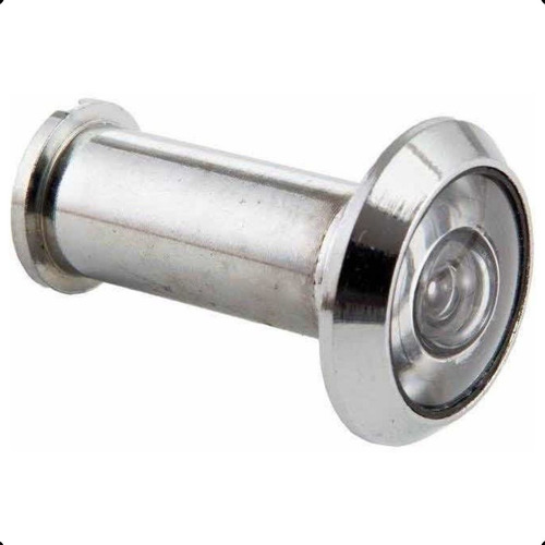 Visor Olho Mágico Brasfort Latão Cromado P/ Porta Portão Cromado
