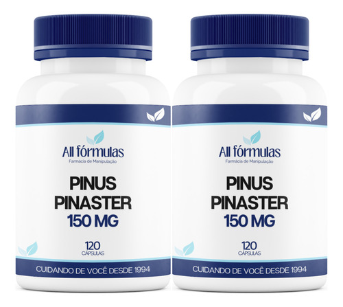 Pinus Pinaster 150 Mg - 120 Cápsulas - Kit 2 Potes