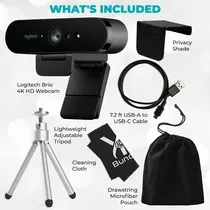 Comprar Cámara Web Logitech Brio Video Ultra Hd 4k +triPod