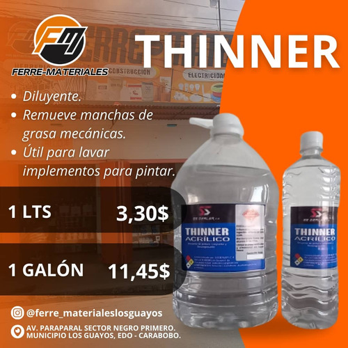 Thinner Acrílico