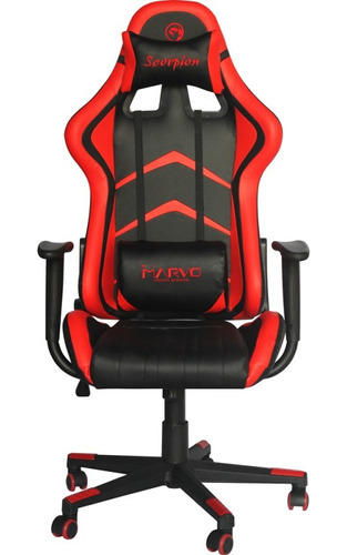 Silla Gamer Marvo Scorpion Ch106 Esport Pro Roja Reclinable