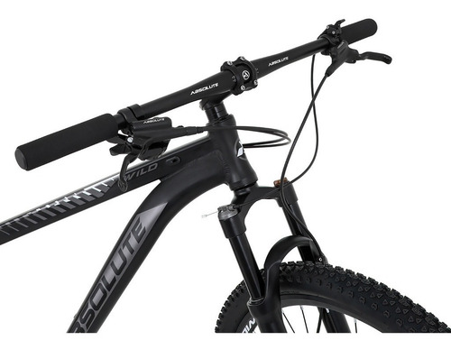 Imagem 2 de 7 de Bicicleta Absolute 12v Wild 29 Preto E Cinza Suspensão Ar