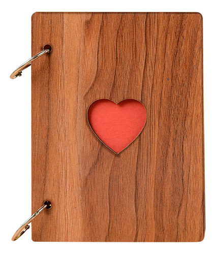 Álbum Diy Wood Cover P: Aniversario, Boda, Viaje