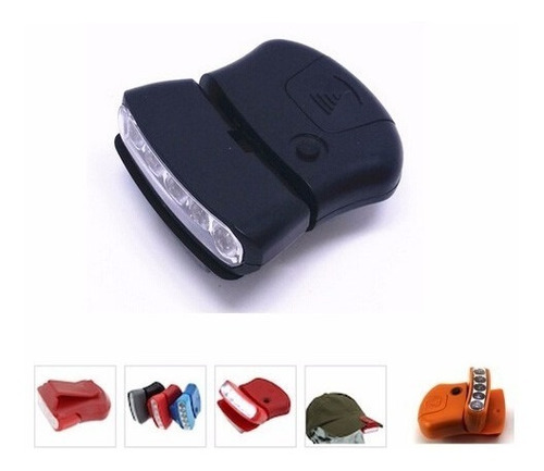 Lampara Portatil Luz Led Libro Clip Gorra Lectura Velador