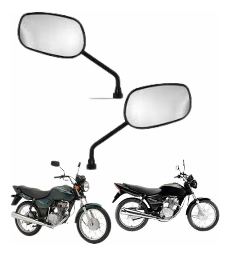 Espelho Retrovisor Par Honda Cg Titan Fan Start 125 150 160