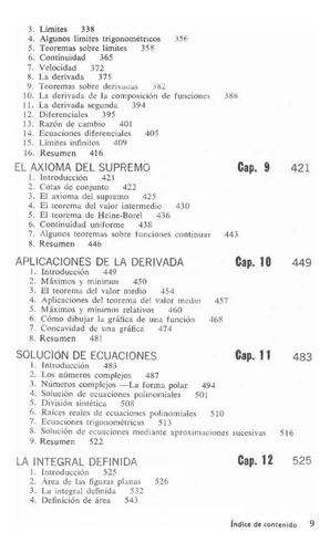 Análisis Matemático 1 Curso De Introducción Trillas