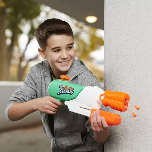 Lanzador De Agua Hydro Frenzy Con 2 Tubos Nerf Super Soaker