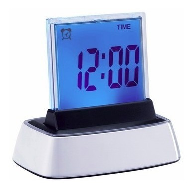 Reloj Led Digital Despertador 7 Color Led 8 Tonos Alarma