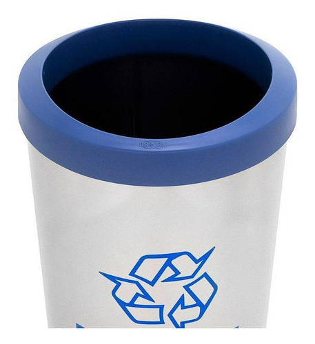 Lixeira Seletiva Recycling Papel 40,5 L Ixaz Com