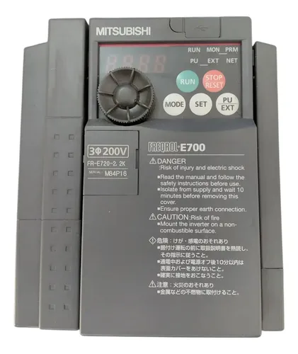 Inversor De Frequência Mitsubishi Fr-e720-2.2k 3cv 200v 3ph