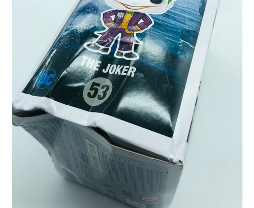 Funko Pop Joker 53 Batman Arkham Asylum Caja Lastimada