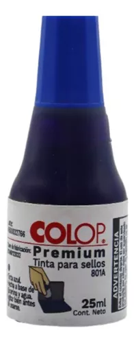 TINTA PARA SELLOS GOTERO COLOP 801 25 ML AZUL PZA