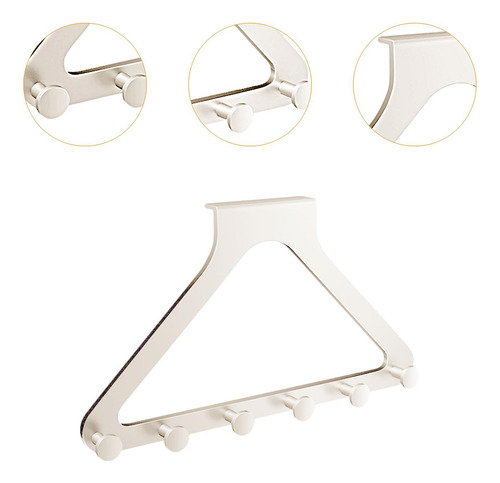Perchero Triangular Con Gancho Para Colgar Sobre La Puerta,