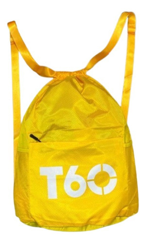 Bolsa Bag Sacola Esporte Academia Futebol Reforçada Cor Amarelo