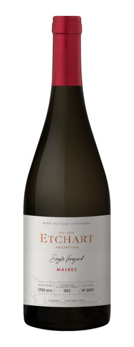Vino Etchart Single Vineyard Malbec 750ml.