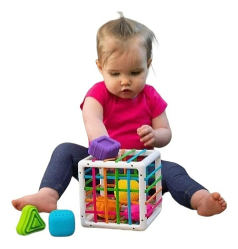 Juego Didáctico Cubo Sensorial Bebé Estimulación Temprana