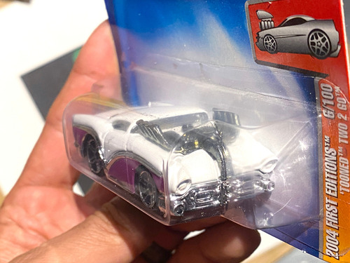 Hot Wheels Two 2 Go Tooned 2004 First Editions Blanco