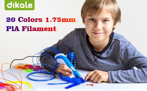Imagen 4 de 6 de Filamento De Pla Para Pluma 3d Dikale 120 Metros 1.75 Mm