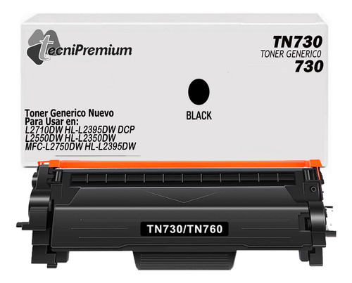 Toner Tn730 Para Brother L2550dw L2350dw L2750dw L2710dw