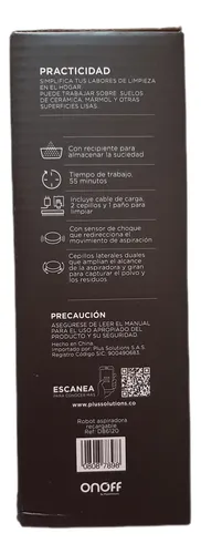Aspiradora Robot Recargable Onoff