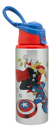 Botella Hidratación Metálica 500ml Avengers Disney