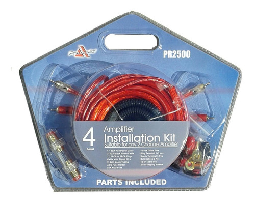 Kit De Cables Para Instalacion De Potencia Proaudio Pr2500