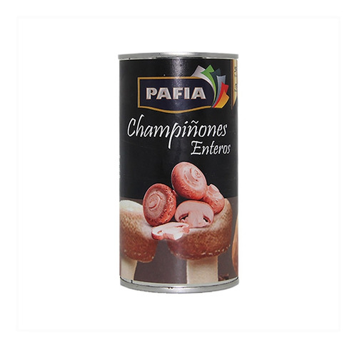 Champiñones Enteros Enlatadas 370 Gr Pafia 