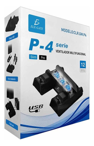 Soporte De Refrigeración Clr.gm.p4 Para Xbox One/ One X Color Negro