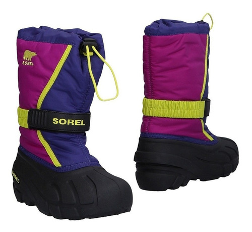 Botas De Nieve Frio Invierno Sorel Kids Flurry 12-15 Cm