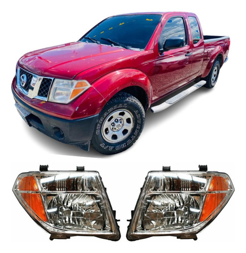 Juego Par Faro Nissan Frontier 2005 2006 2007