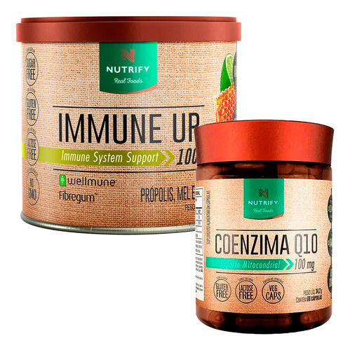 Kit Immune Up System Support 100% Coenzima Q10 - 60 Cápsulas